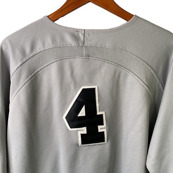 X-Grain Sportswear Rockies Baseball Jersey Pullover Crew Neck Long Sleeves Gray - Picture 6 of 12